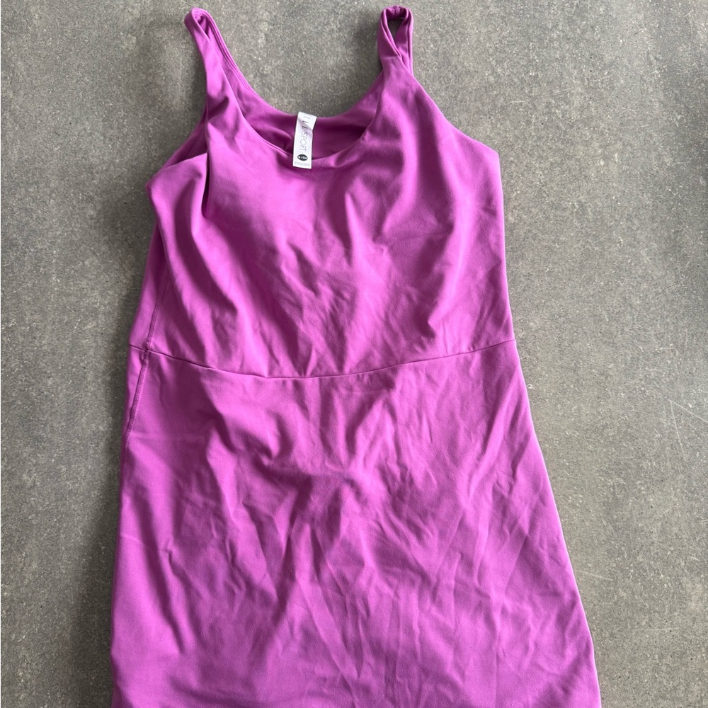 Vibrant Purple Sleeveless Dress
